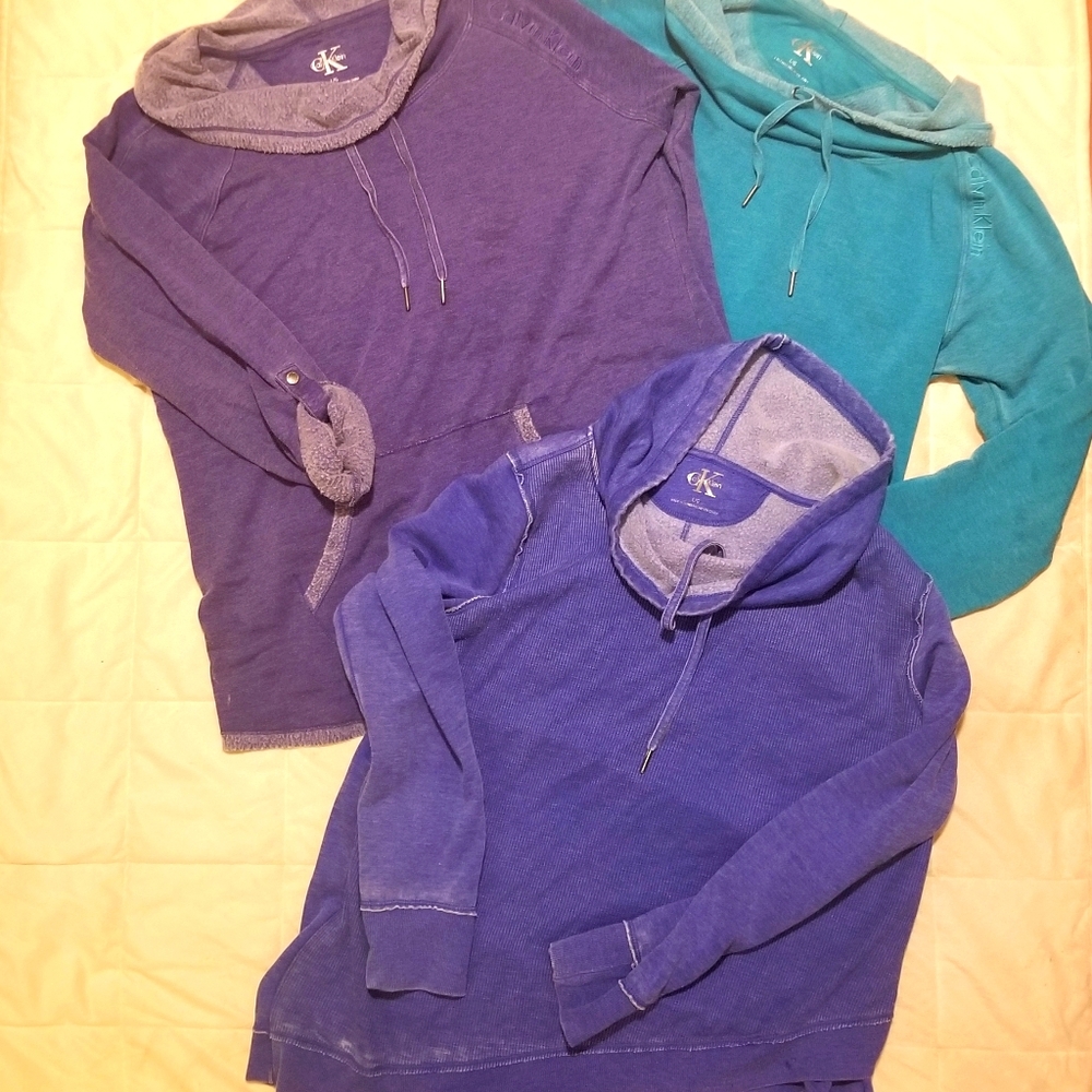 Calvin Klein active tops 3pc bundle L